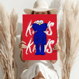 Kaws Aluminum Print.