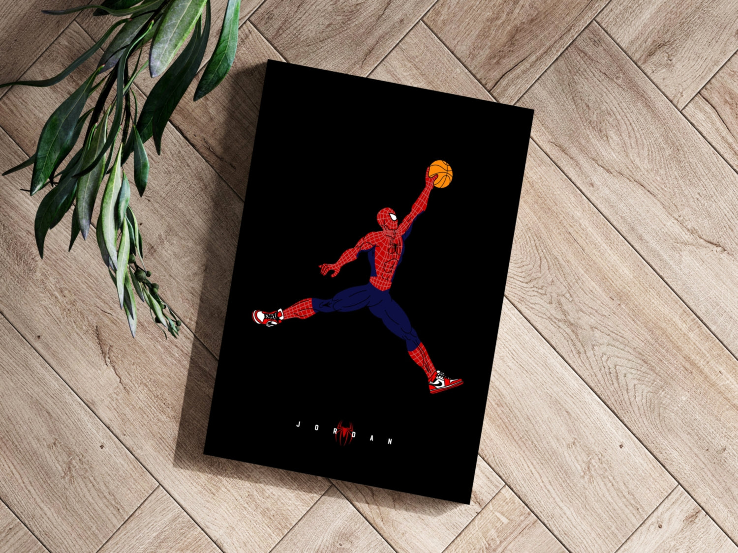 Superhero Dunk Aluminum Print.