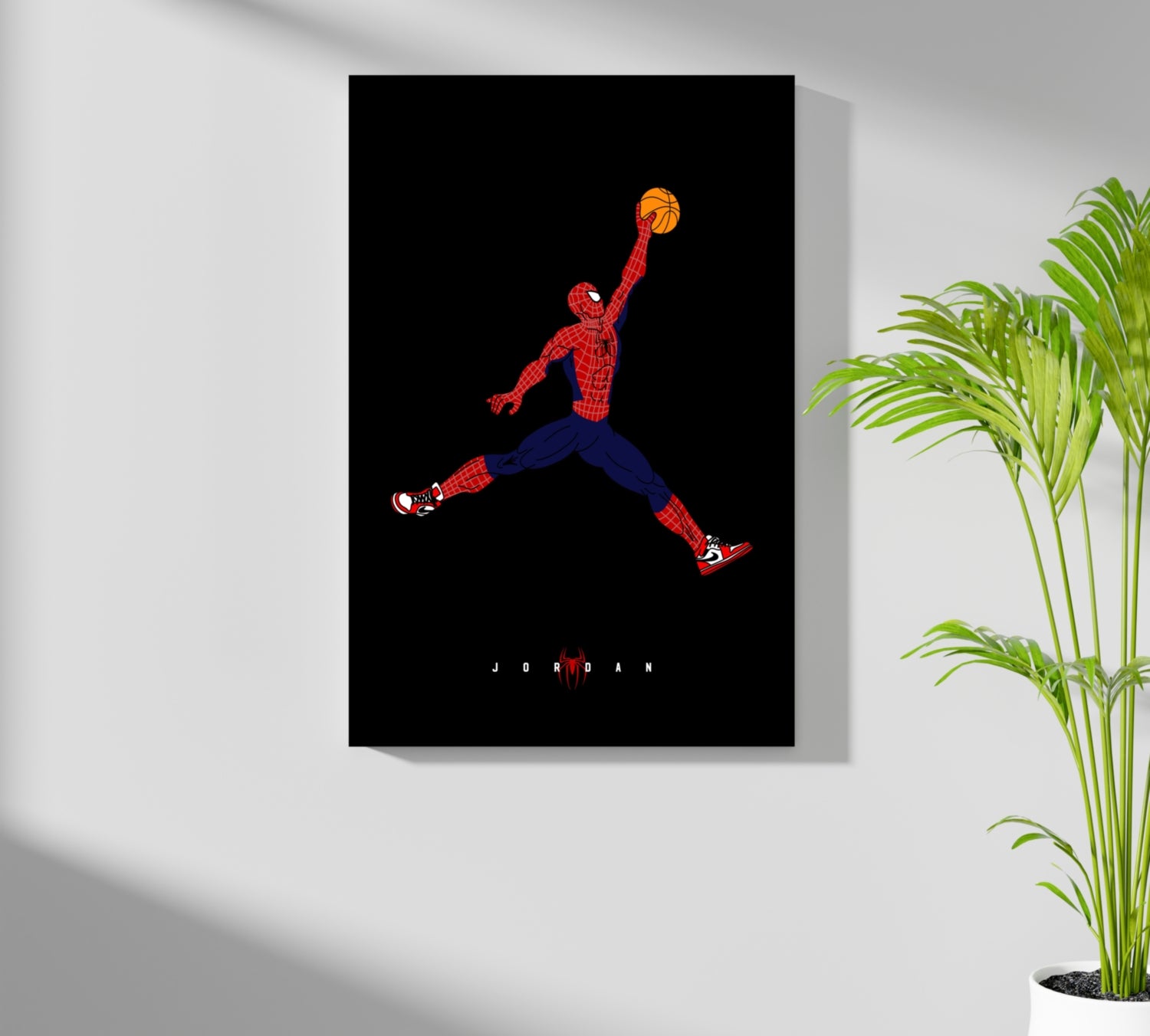 Superhero Dunk Aluminum Print.