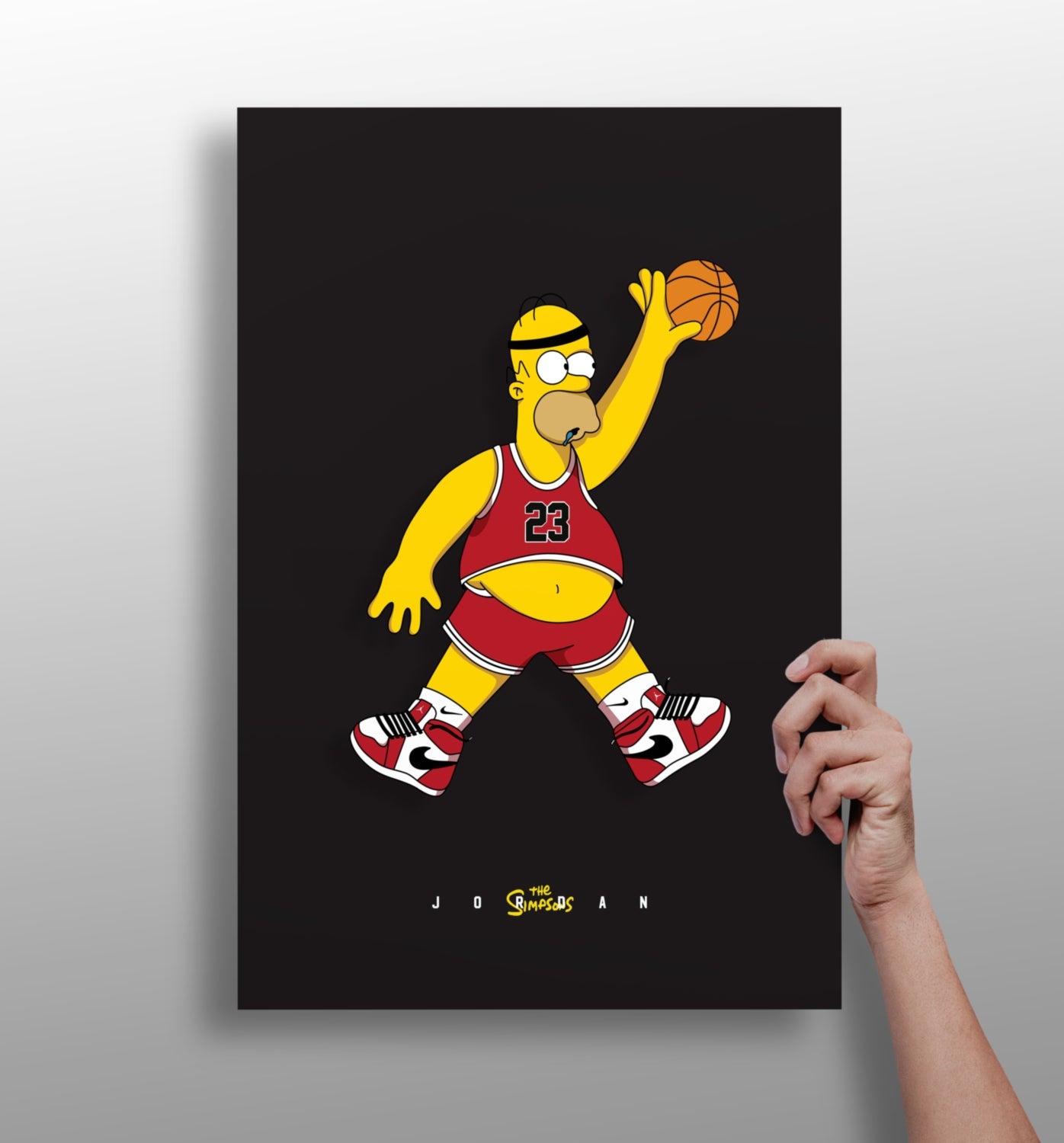 Simpson Dunk Aluminum Print.