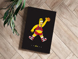 Simpson Dunk Aluminum Print.