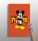 Mice Aluminum Print.