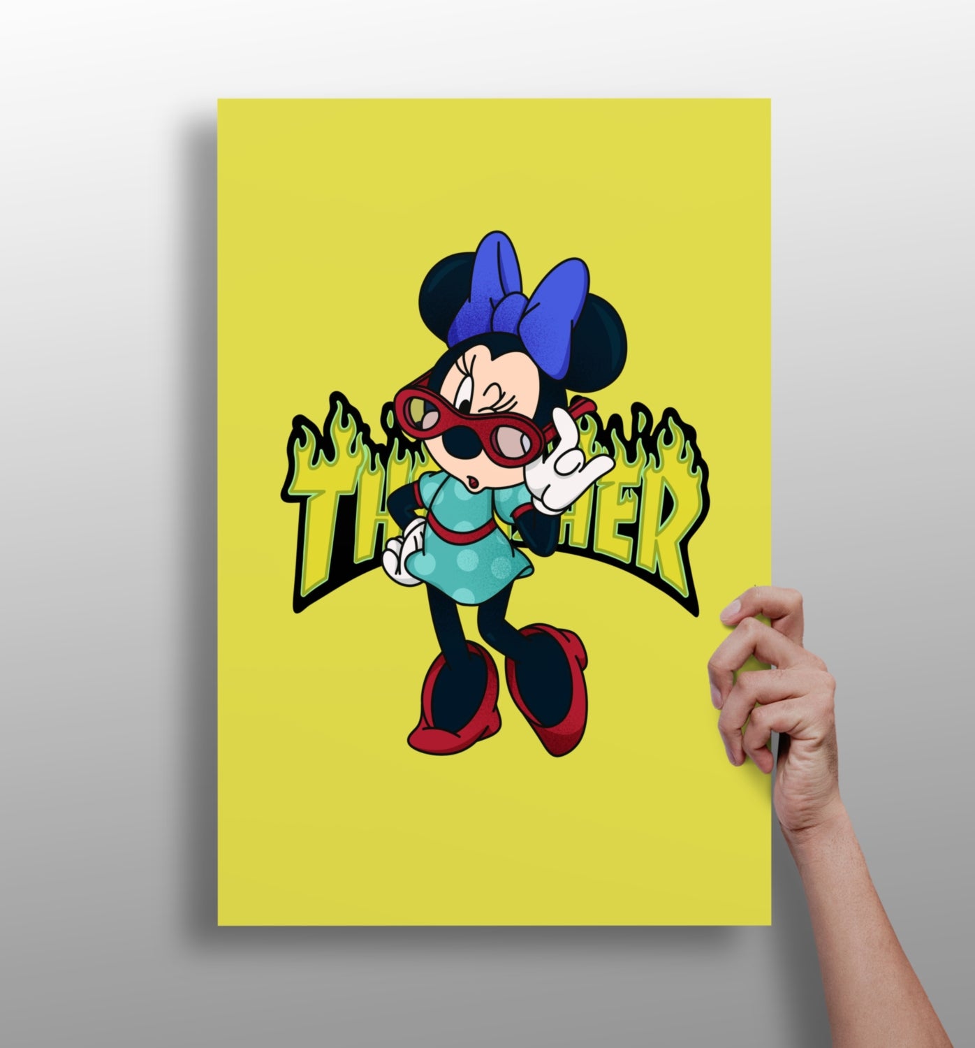 Micey Aluminum Print.