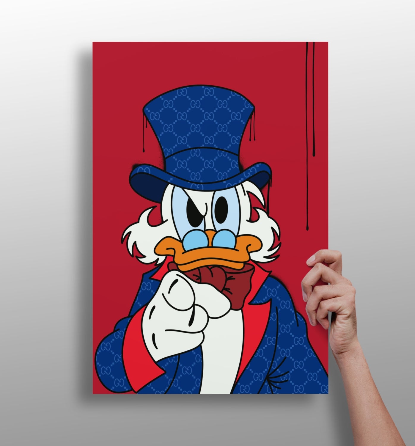 Duck Aluminum Print.
