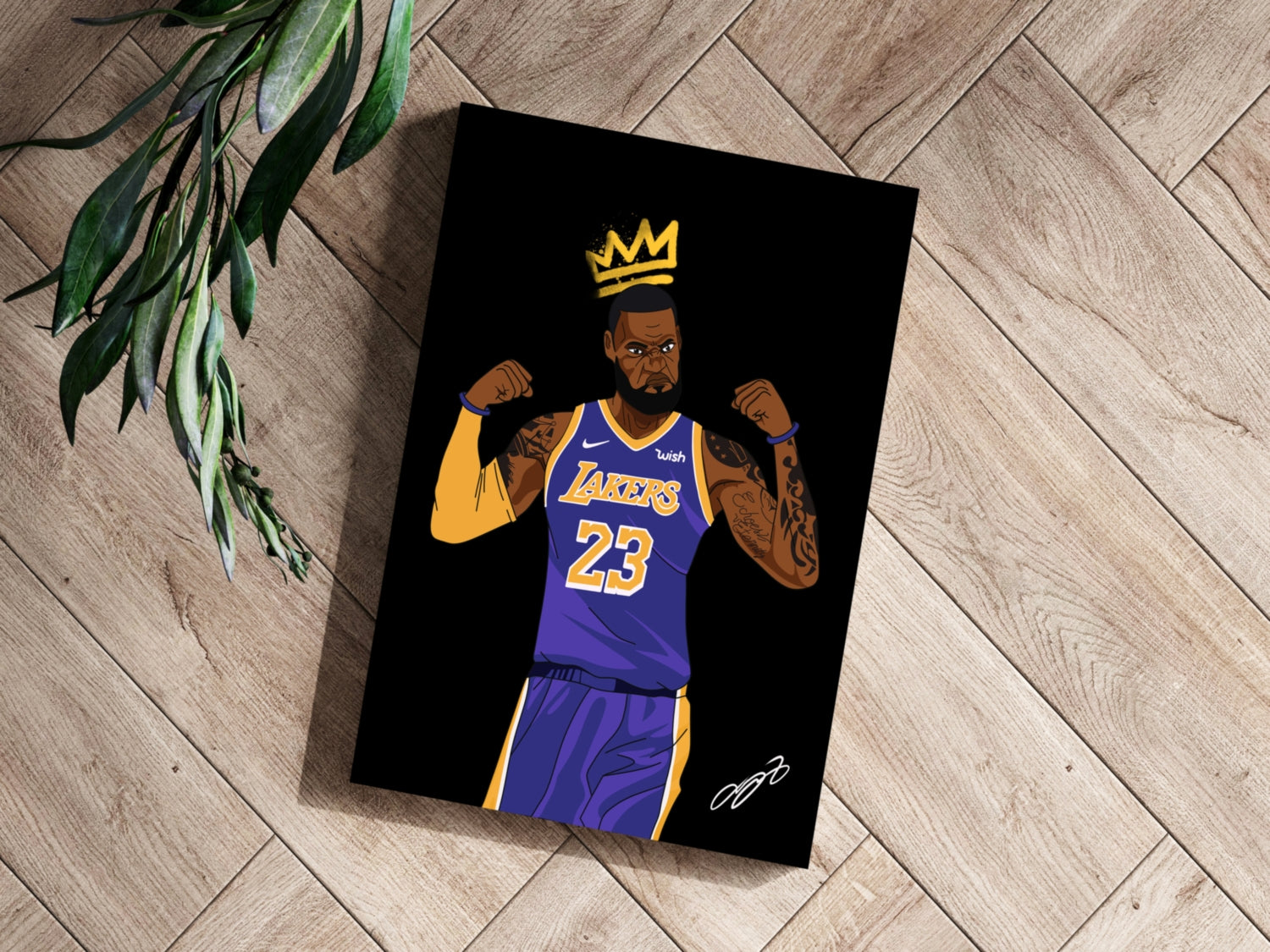 James Aluminum Print.