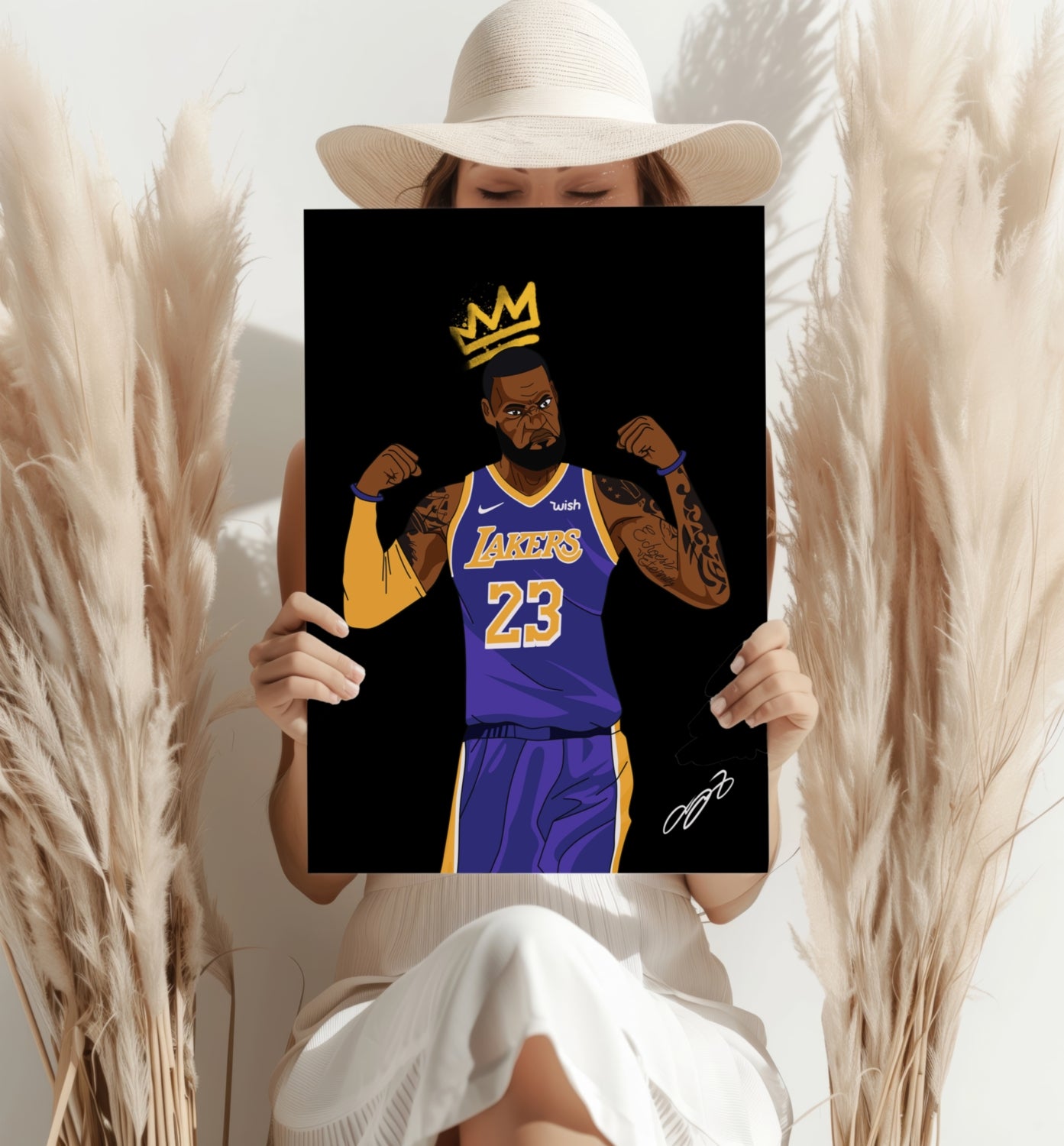 James Aluminum Print.