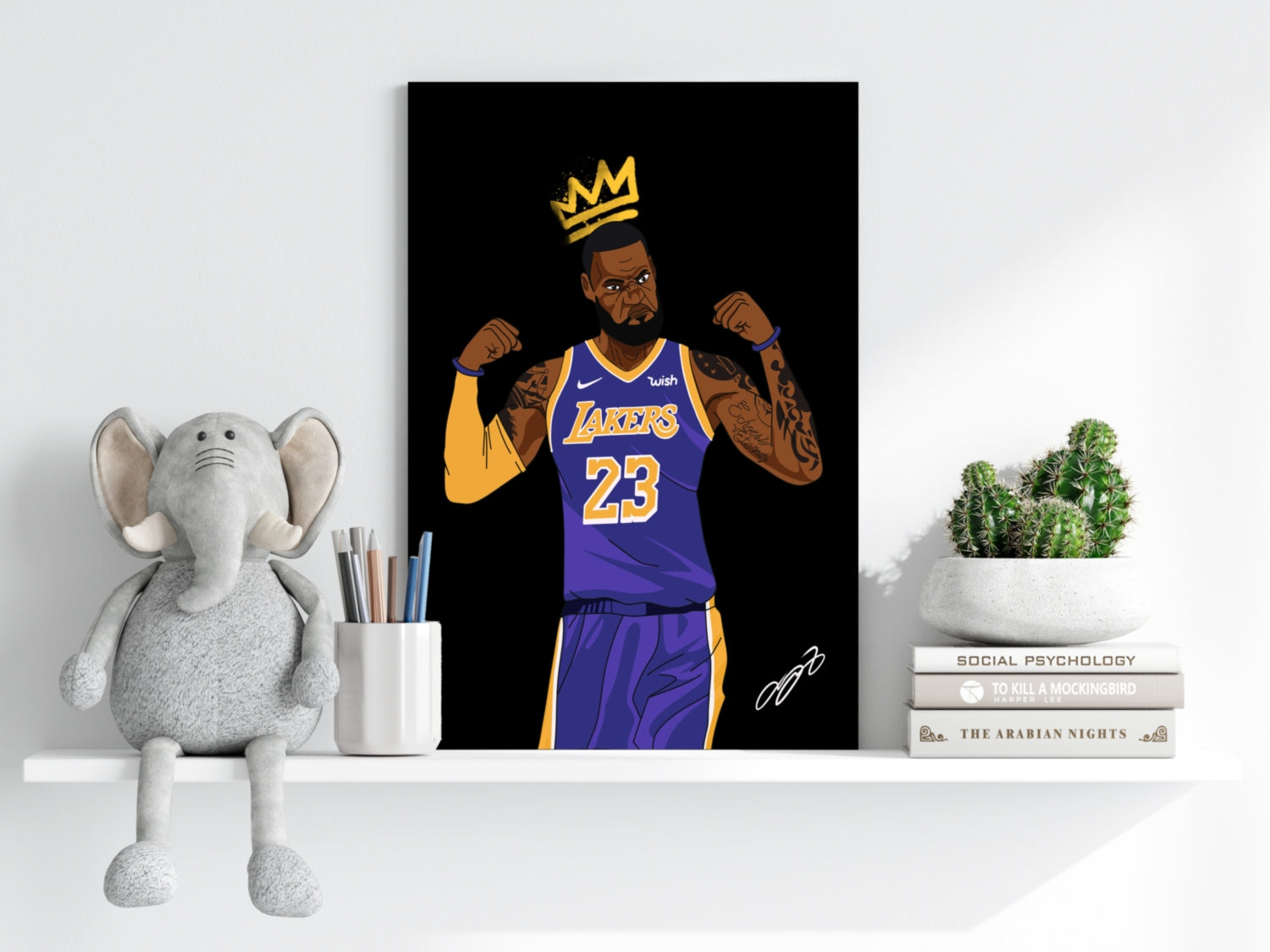 James Aluminum Print.