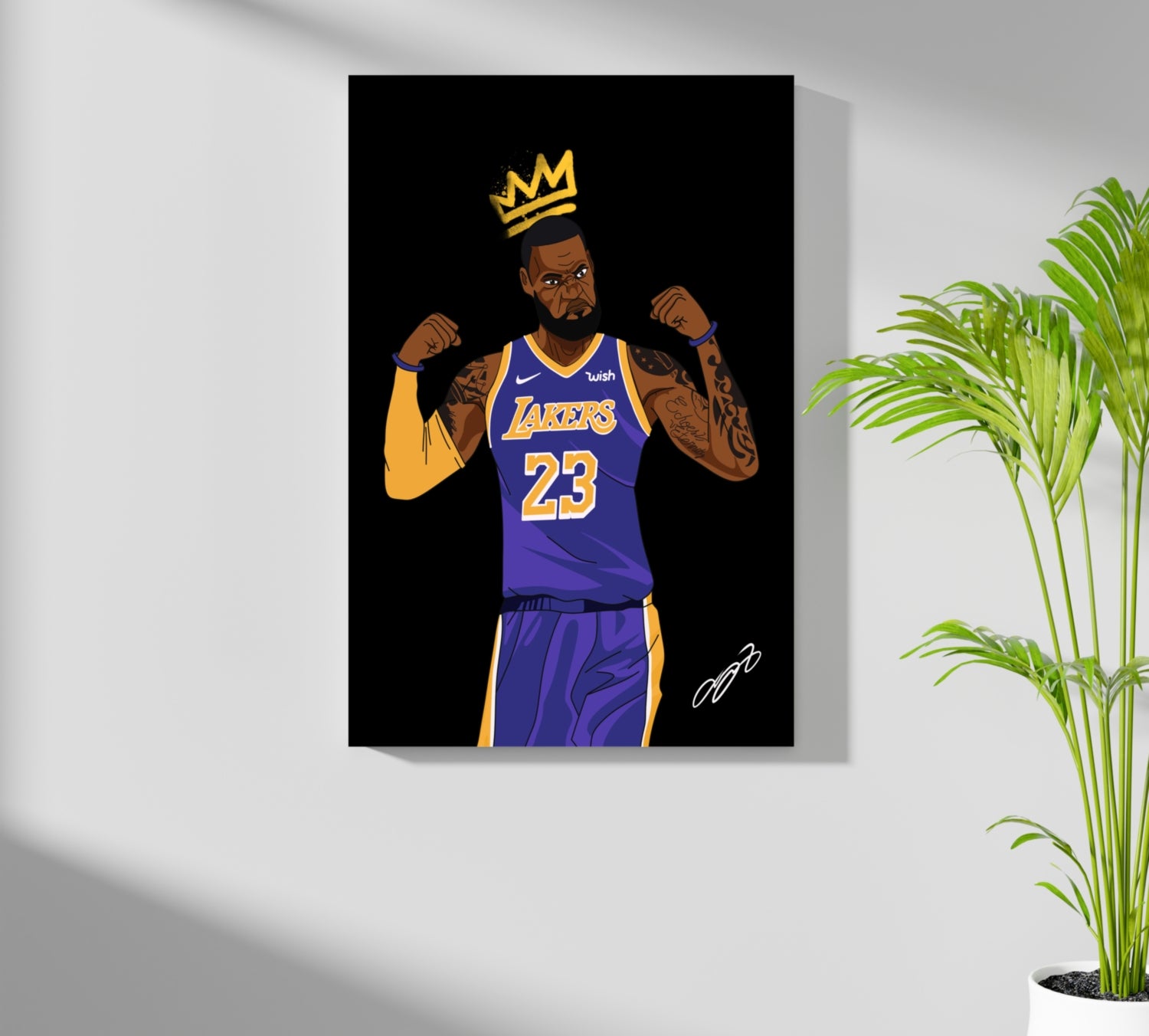 James Aluminum Print.