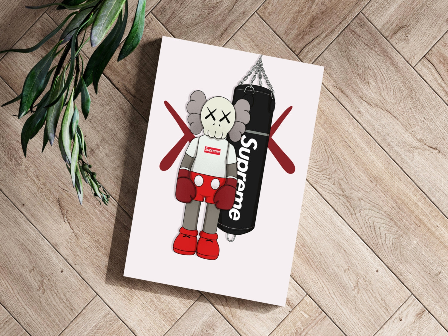 Kaws Aluminum Print.