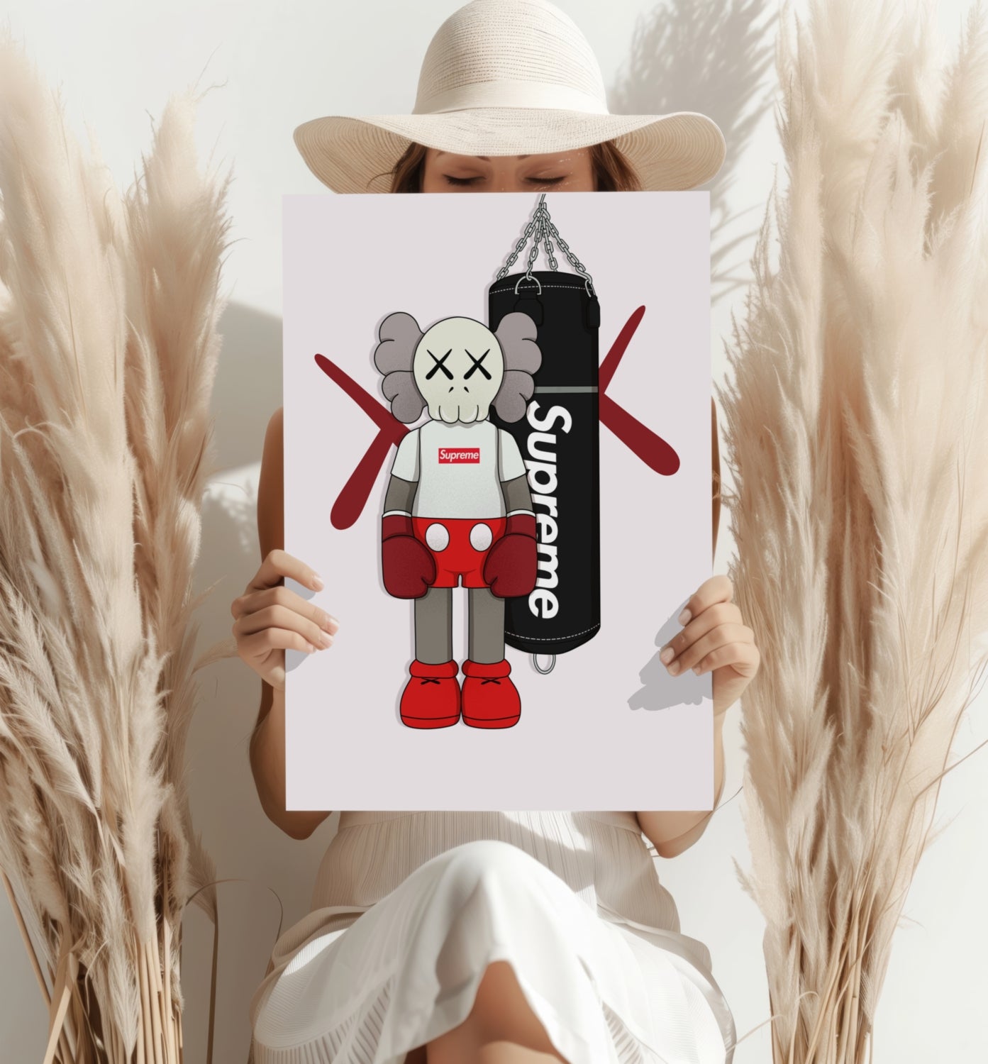 Kaws Aluminum Print.