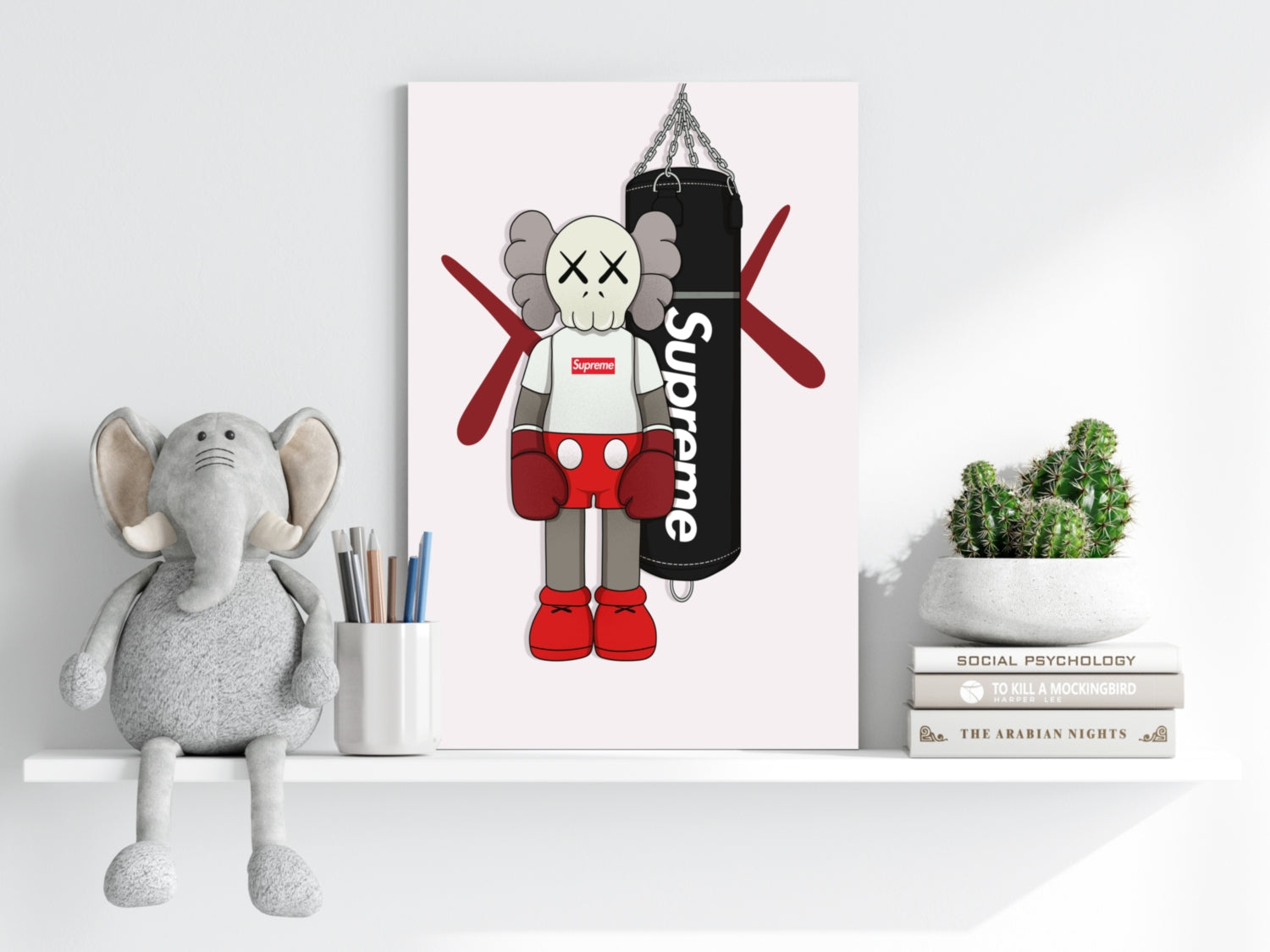 Kaws Aluminum Print.