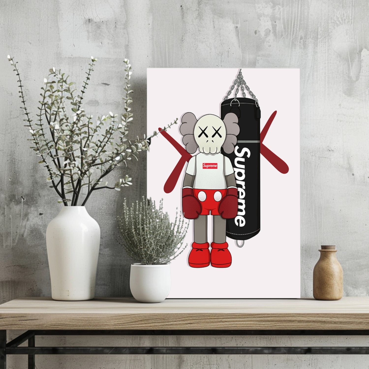 Kaws Aluminum Print.