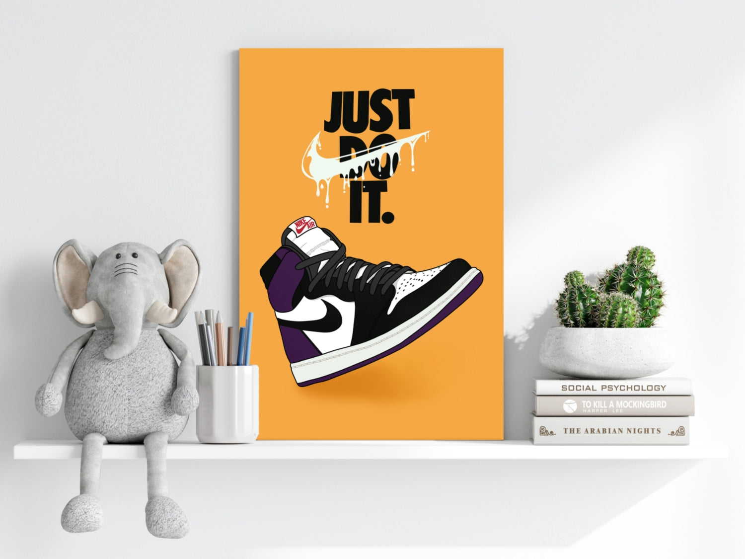 Just Do It Aluminum Print.