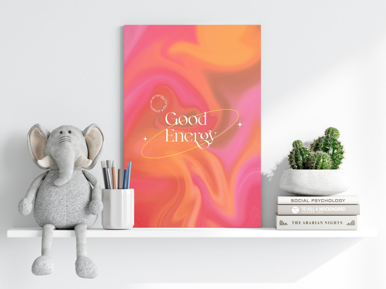 Good Energy Aluminum Print.