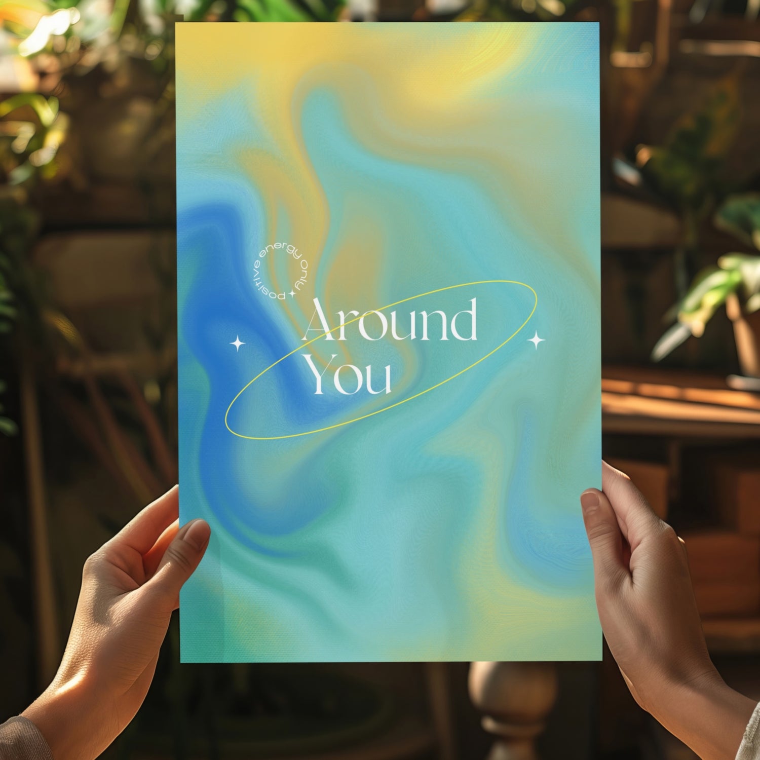 Around You Aluminum Print.