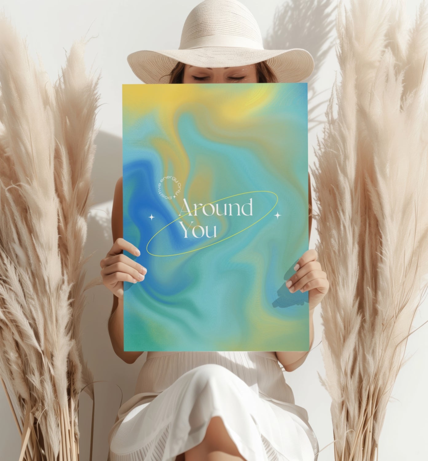 Around You Aluminum Print.