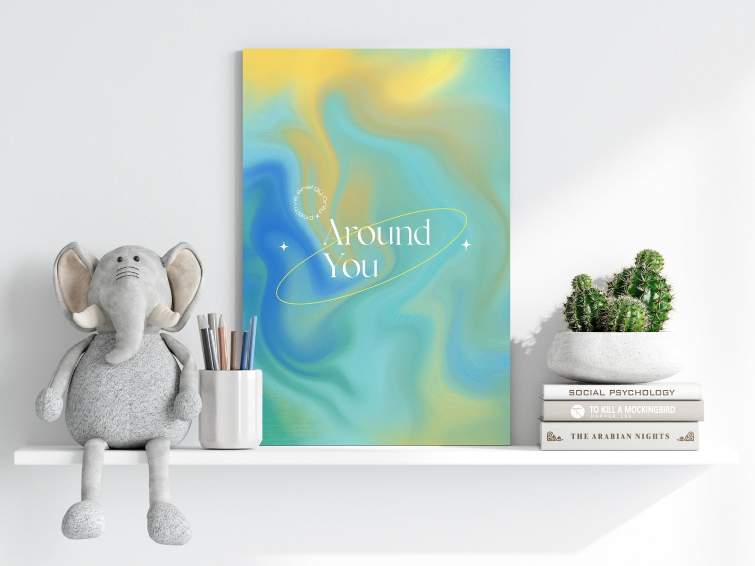 Around You Aluminum Print.