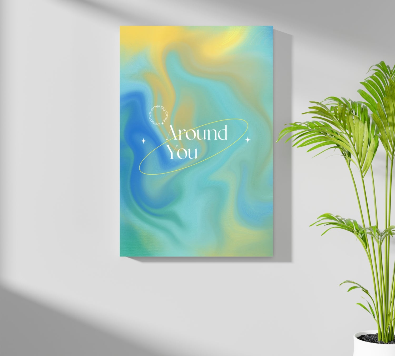 Around You Aluminum Print.