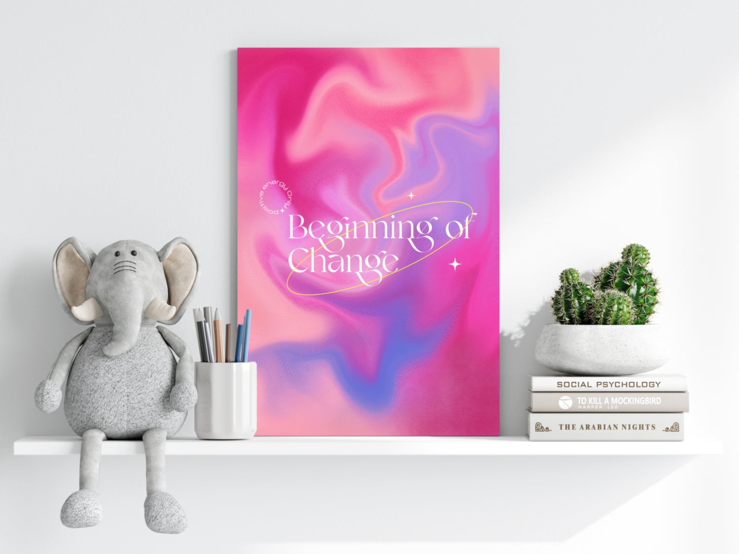 Change Aluminum Print.