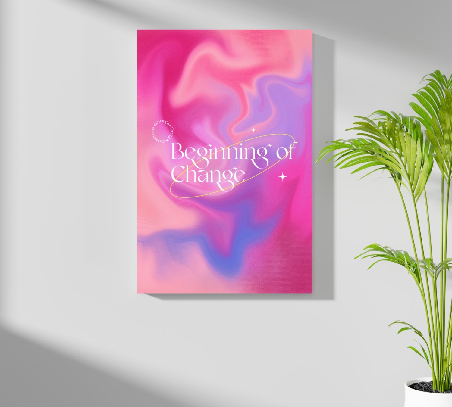 Change Aluminum Print.