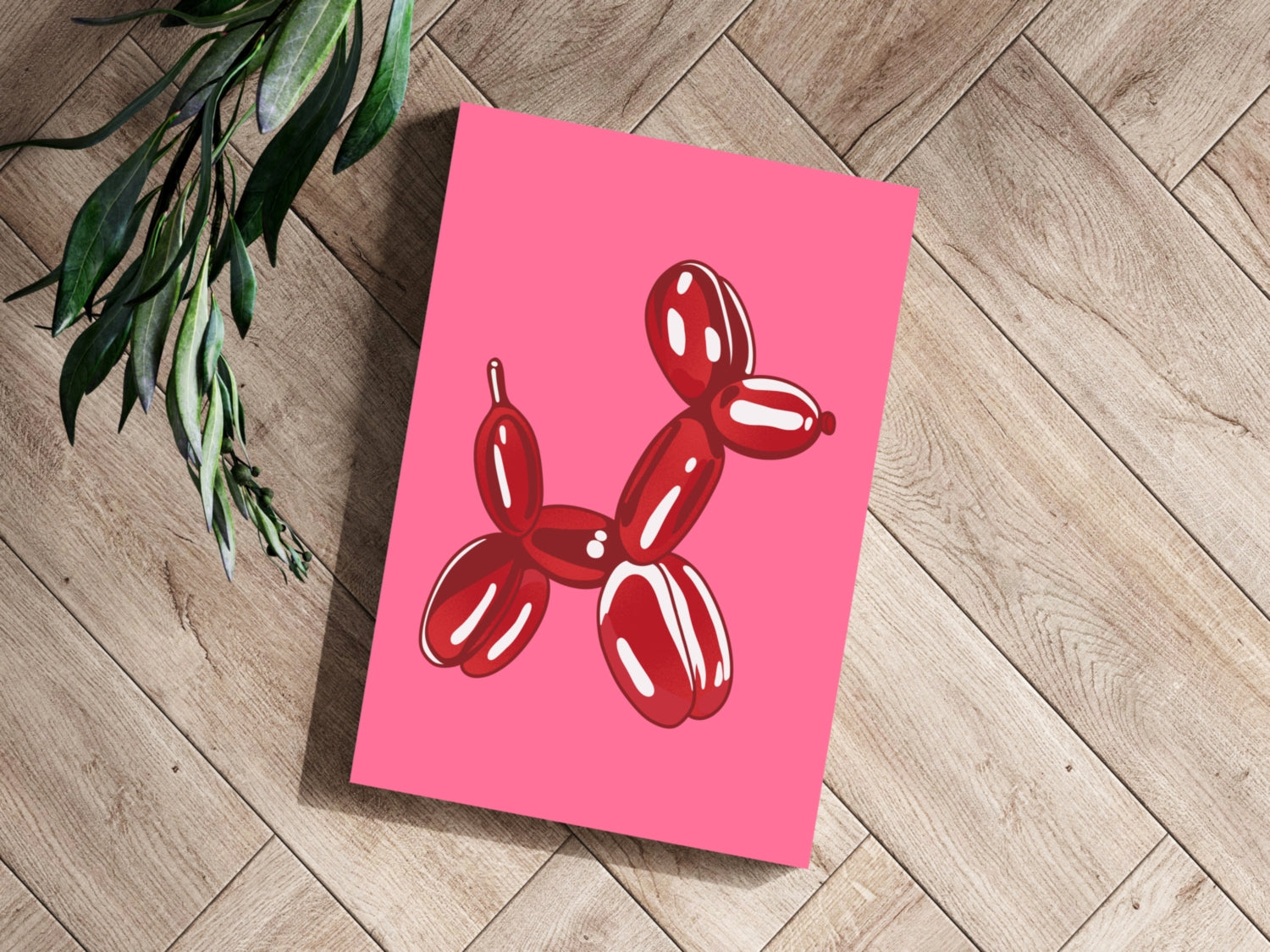 Balloon Dog Aluminum Print.