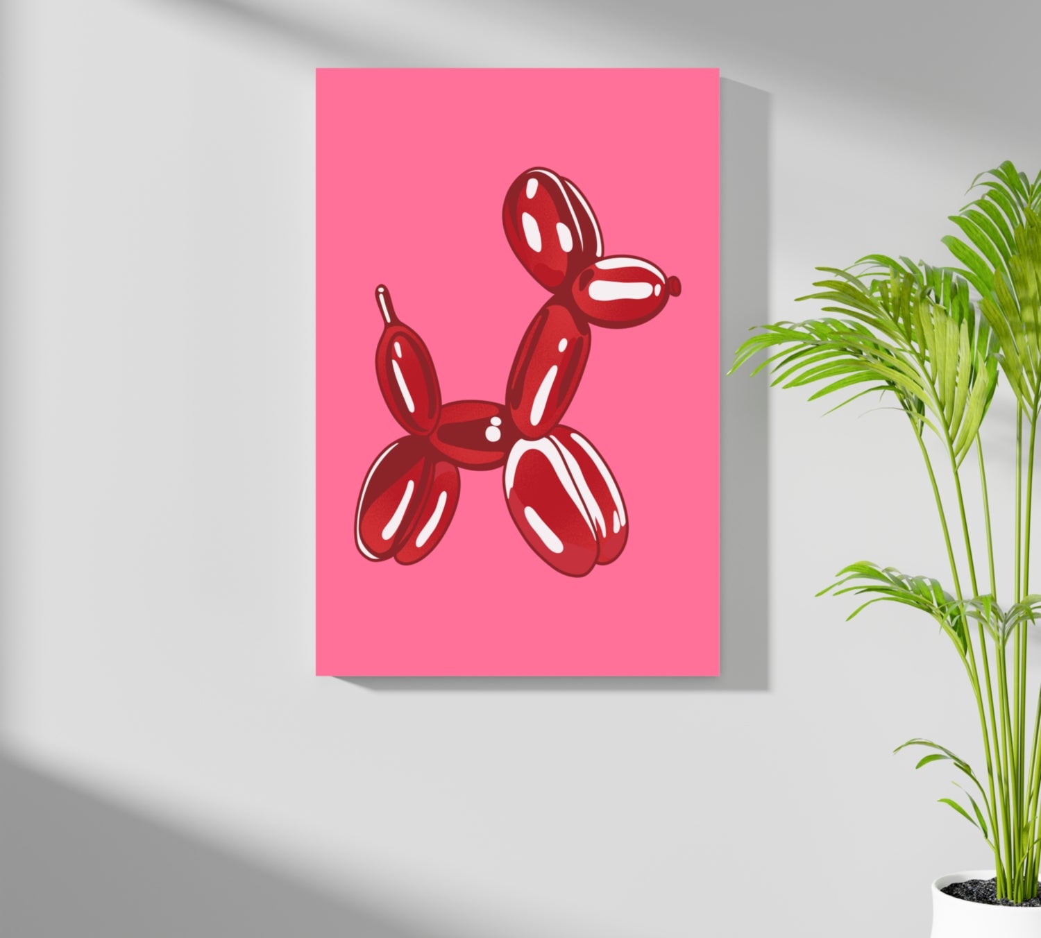 Balloon Dog Aluminum Print.