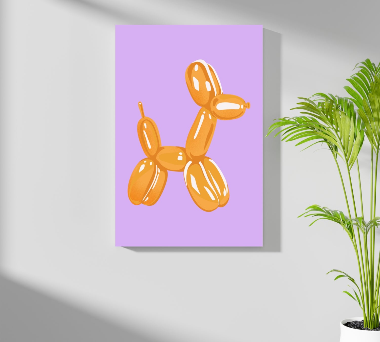 Balloon Dog Aluminum Print.
