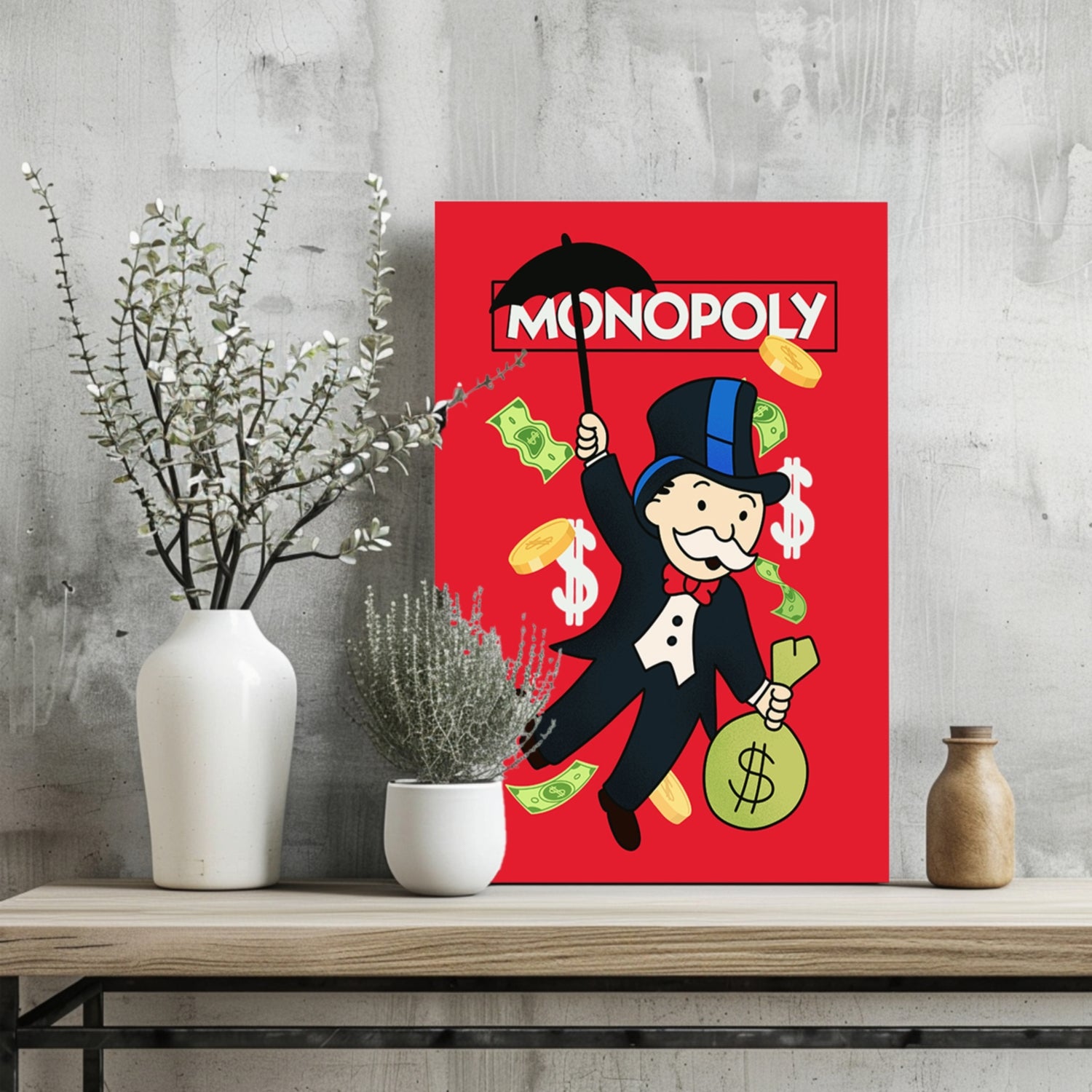 Monopoly Aluminum Print.