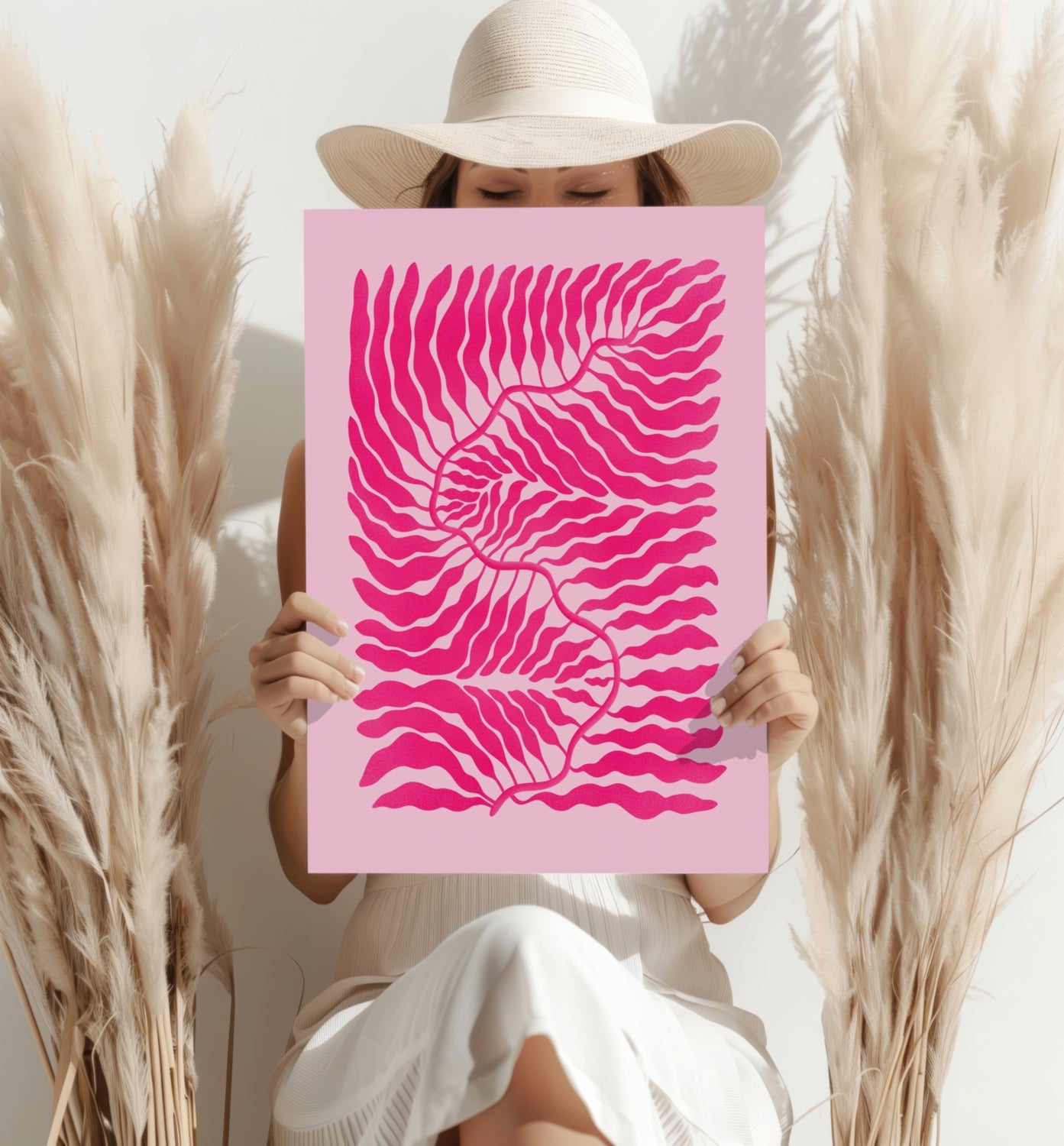 Abstract Flower Aluminum Print.