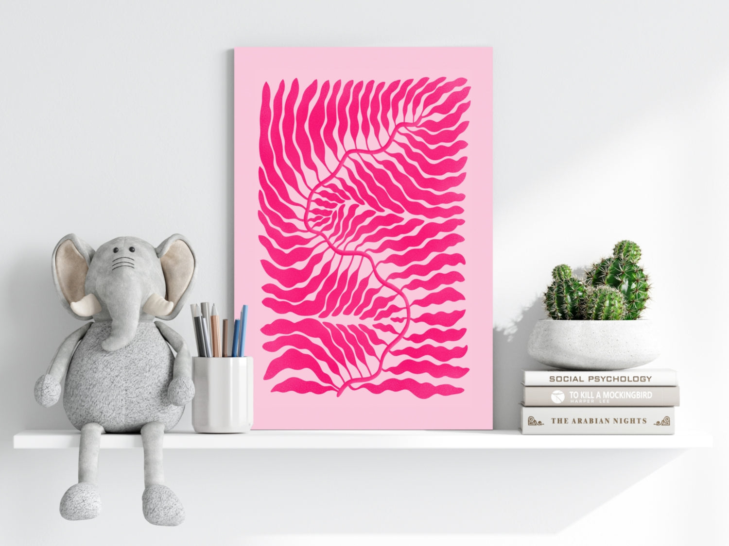 Abstract Flower Aluminum Print.