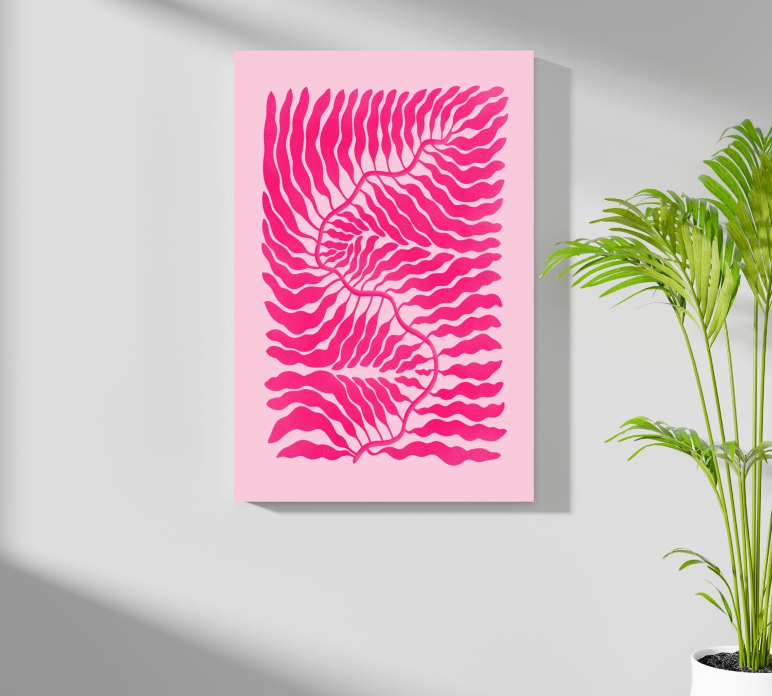 Abstract Flower Aluminum Print.