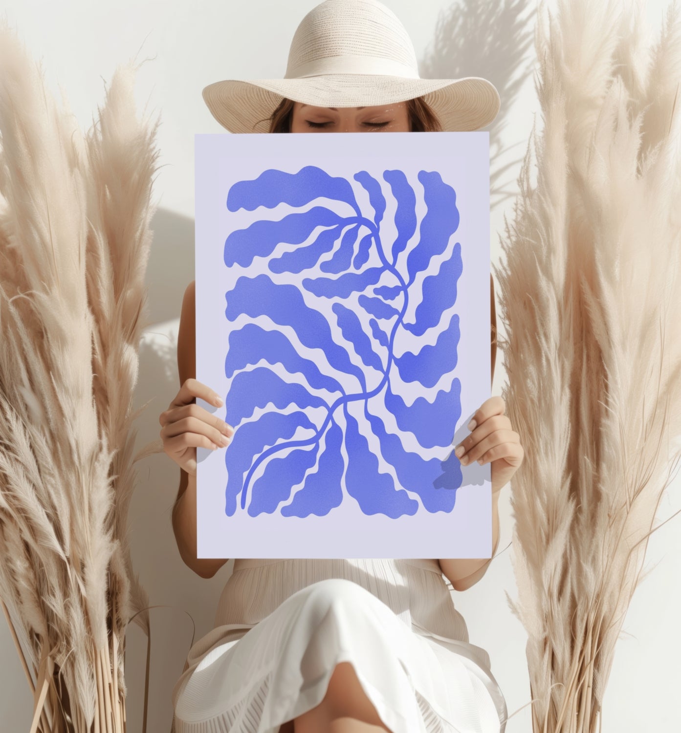 Abstract Flower Aluminum Print.