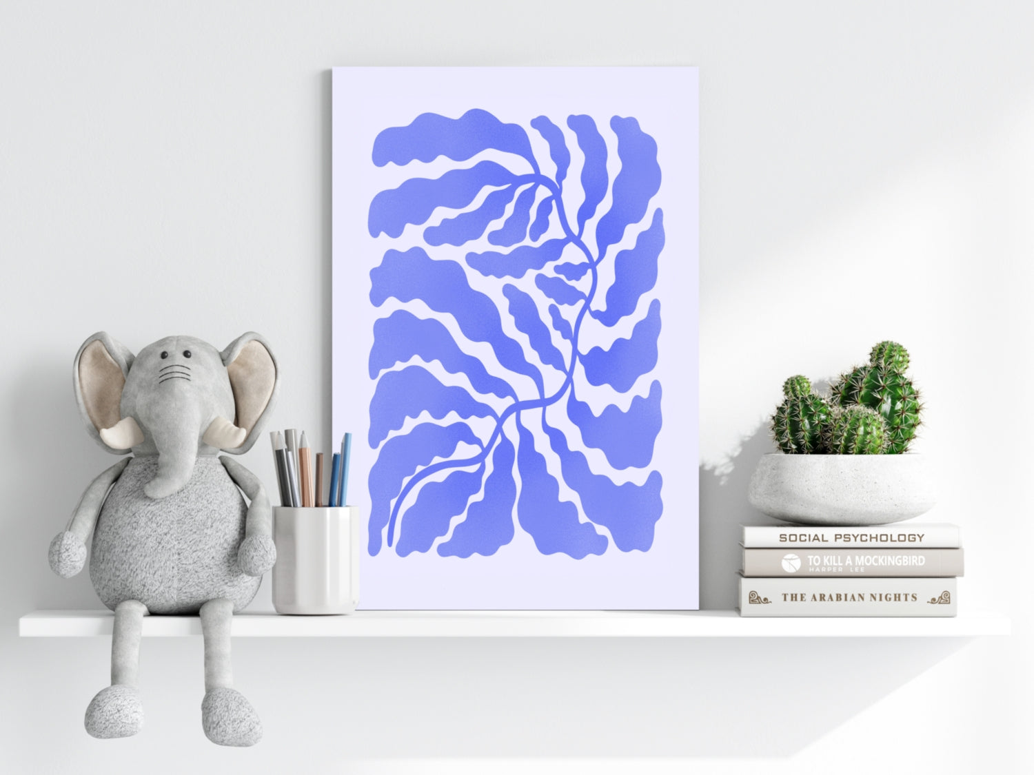 Abstract Flower Aluminum Print.