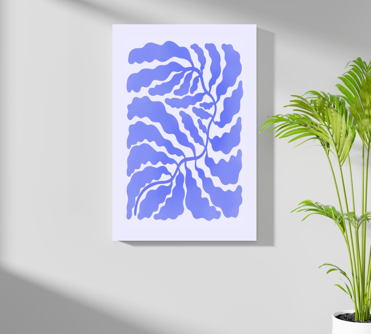 Abstract Flower Aluminum Print.