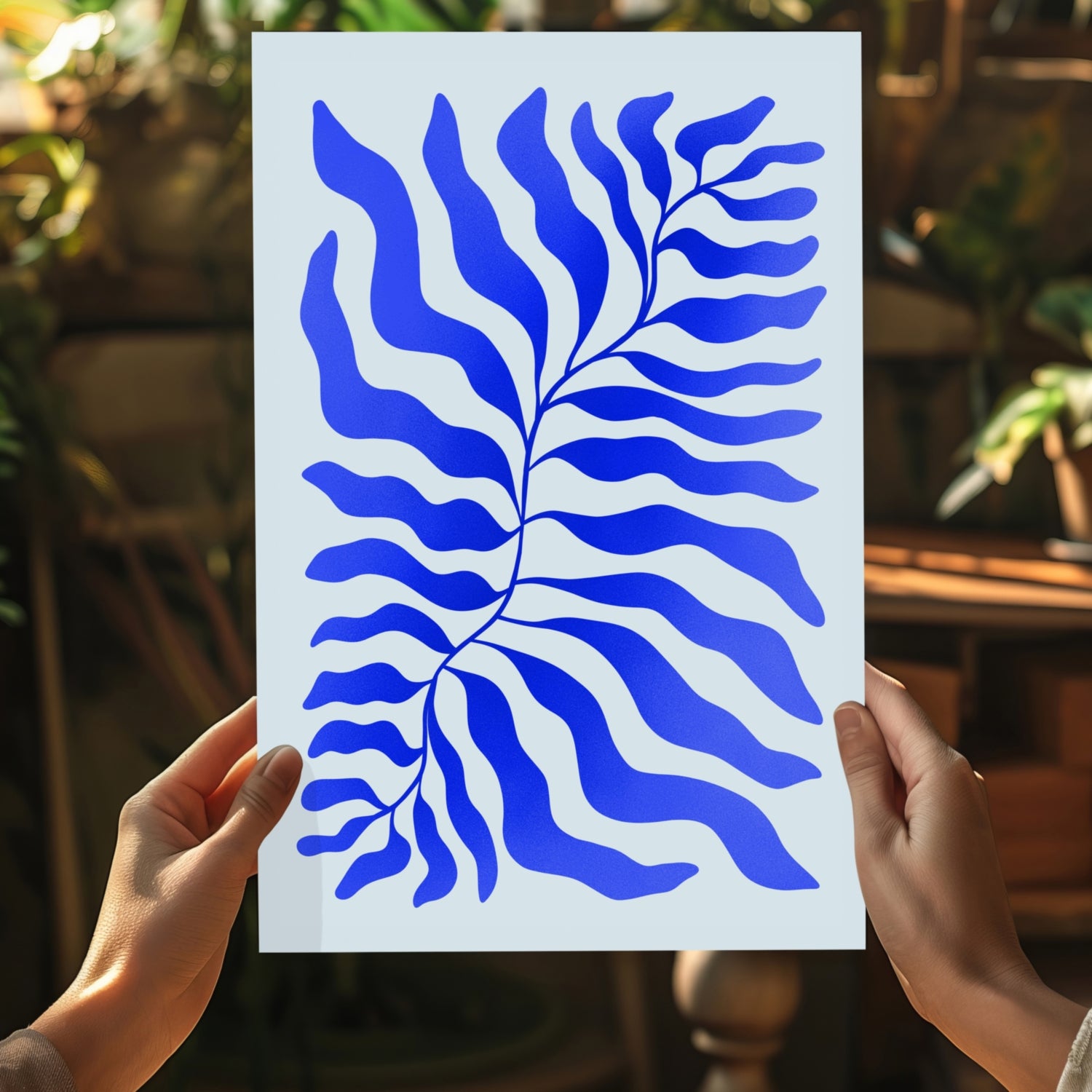 Abstract Flower Aluminum Print.