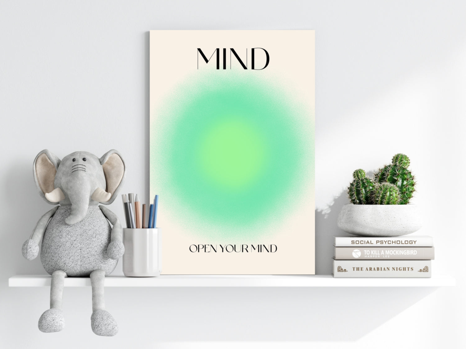 Mind Aluminum Print.