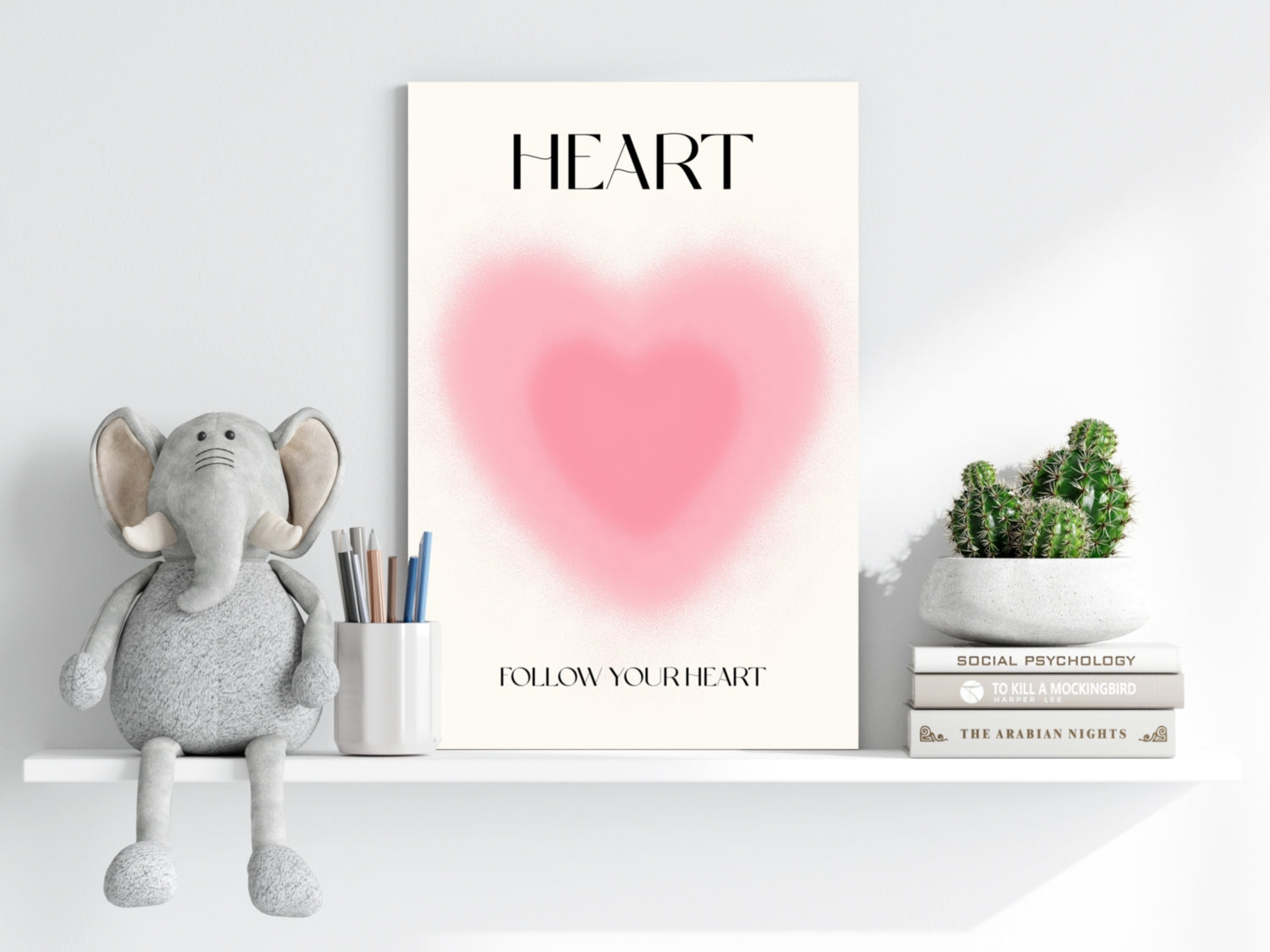 Heart Aluminum Print.