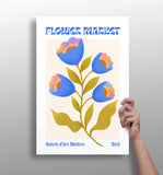 Modern Art Gallery Flower Aluminum Print.