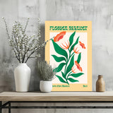 Modern Art Gallery Flower Aluminum Print.