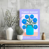 Modern Art Gallery Flower Aluminum Print.