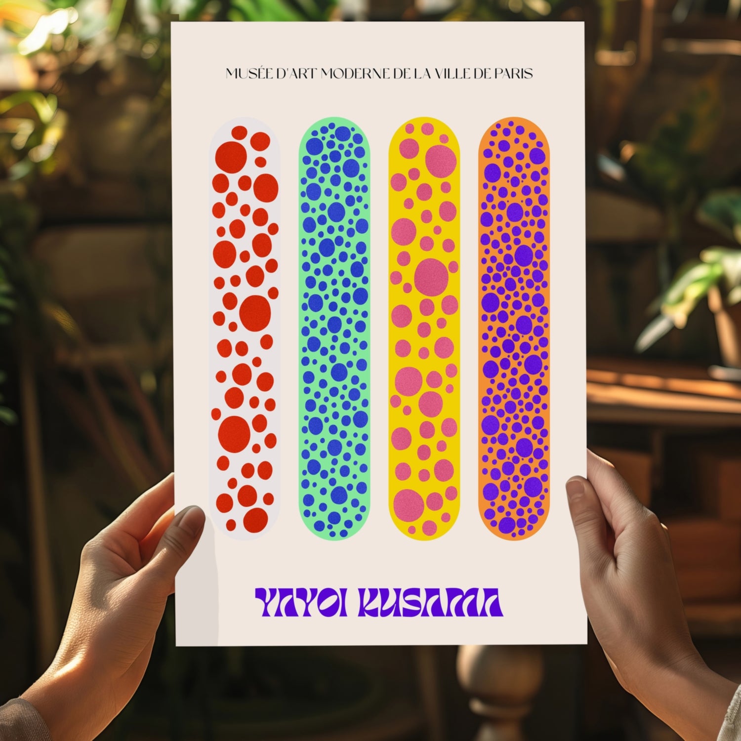 Yayoi Kusama Aluminum Print.