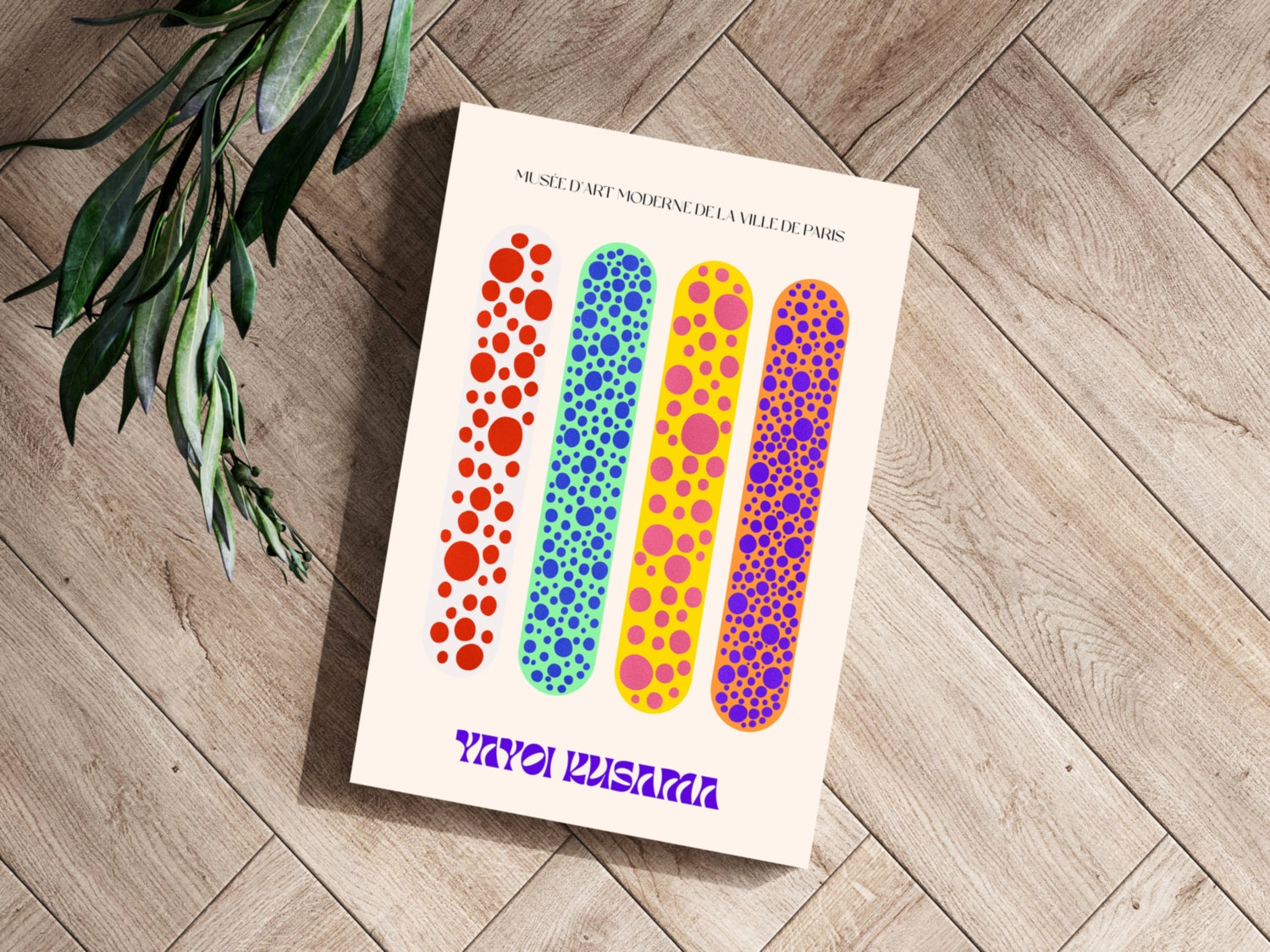 Yayoi Kusama Aluminum Print.