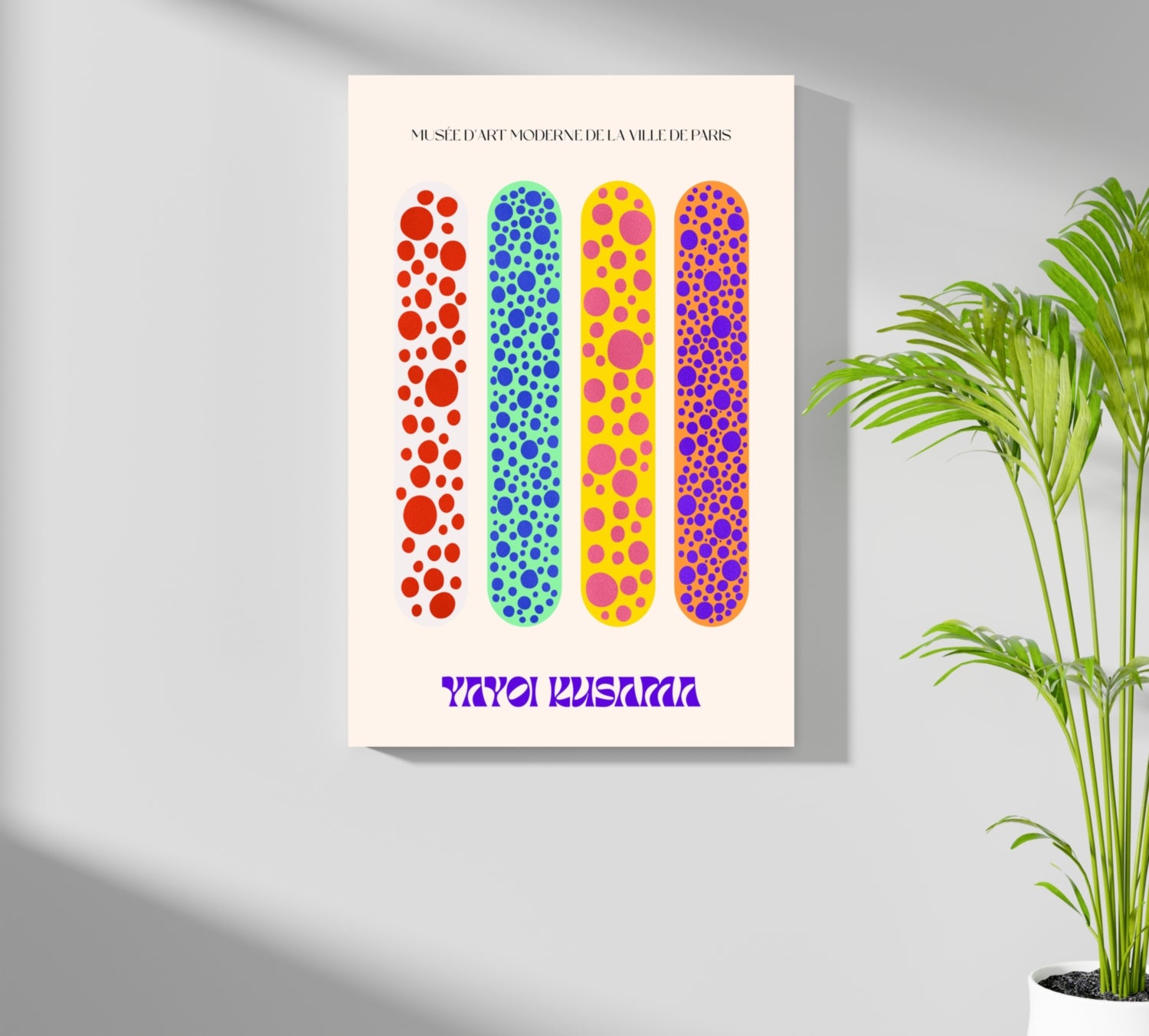 Yayoi Kusama Aluminum Print.