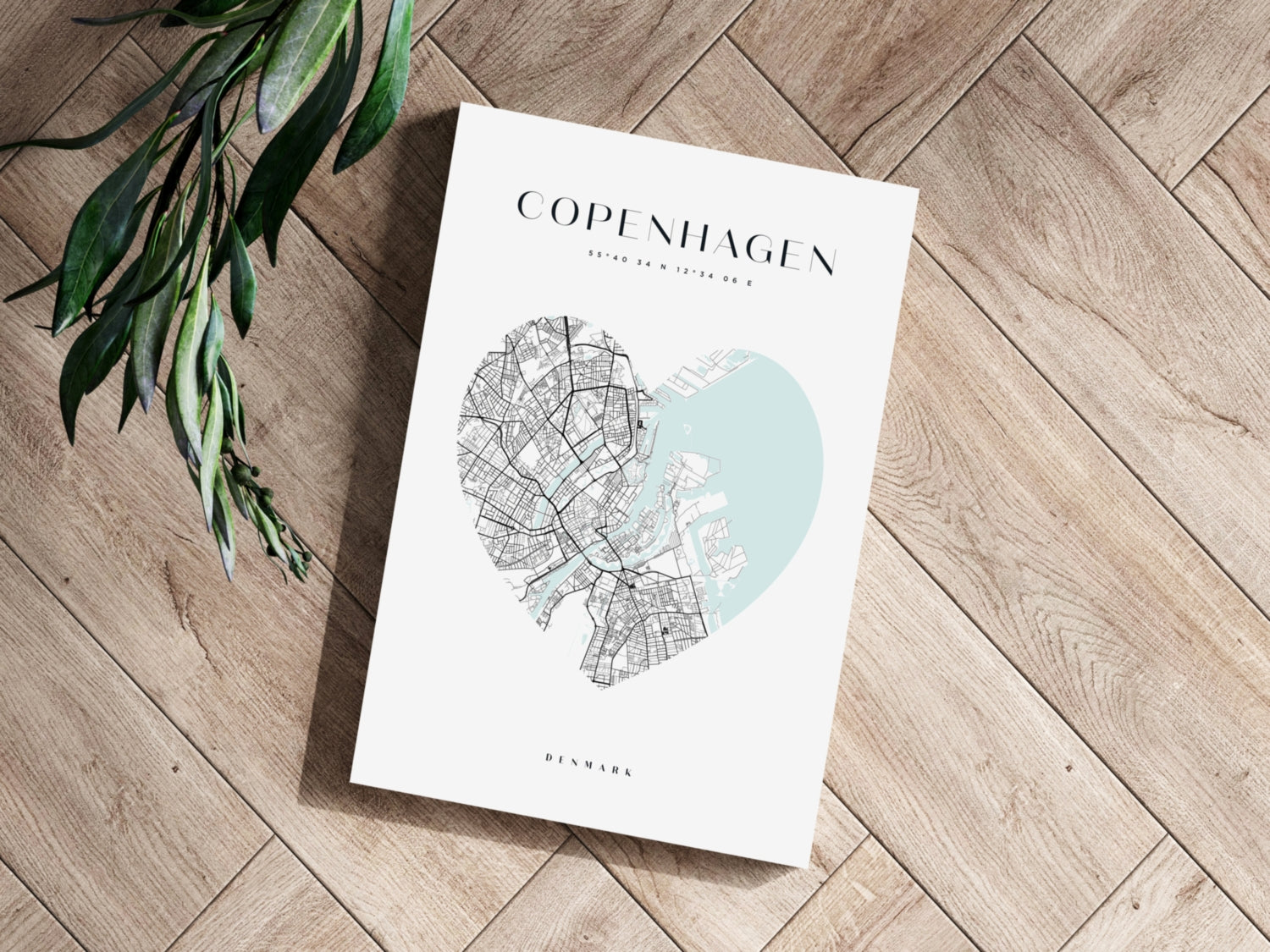 Copenhagen V1 Aluminum Print.