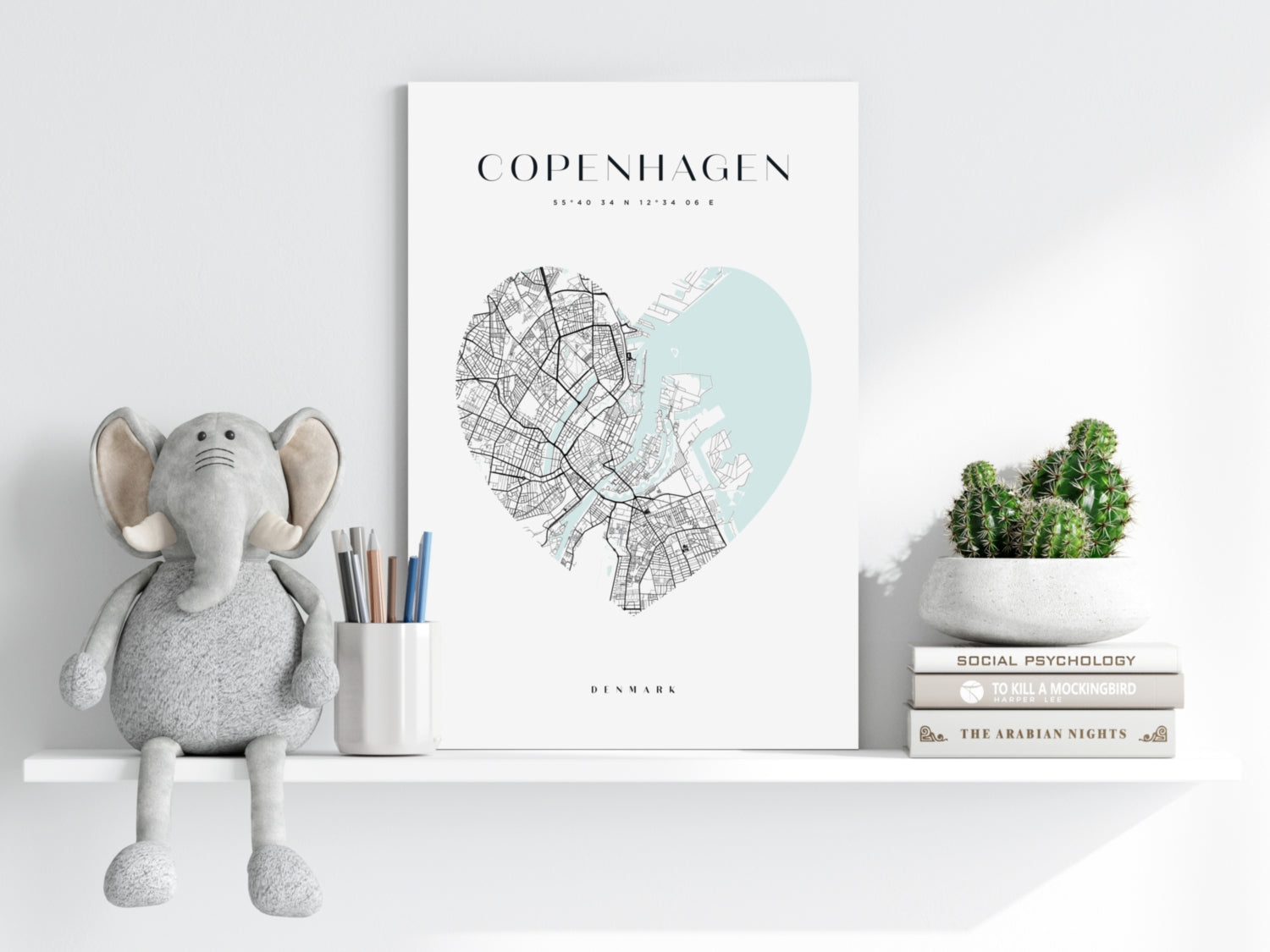 Copenhagen V1 Aluminum Print.