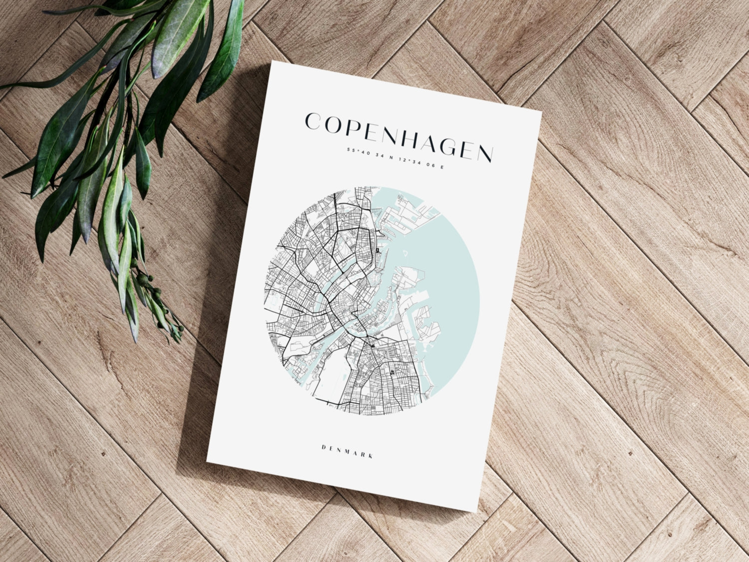 Copenhagen V2 Aluminum Print.