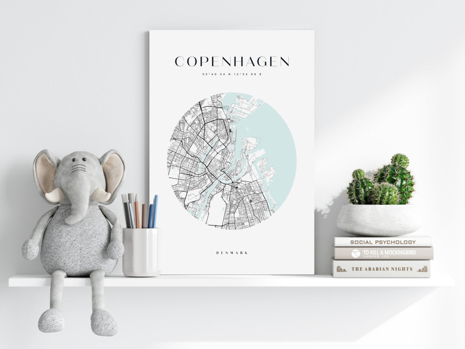 Copenhagen V2 Aluminum Print.