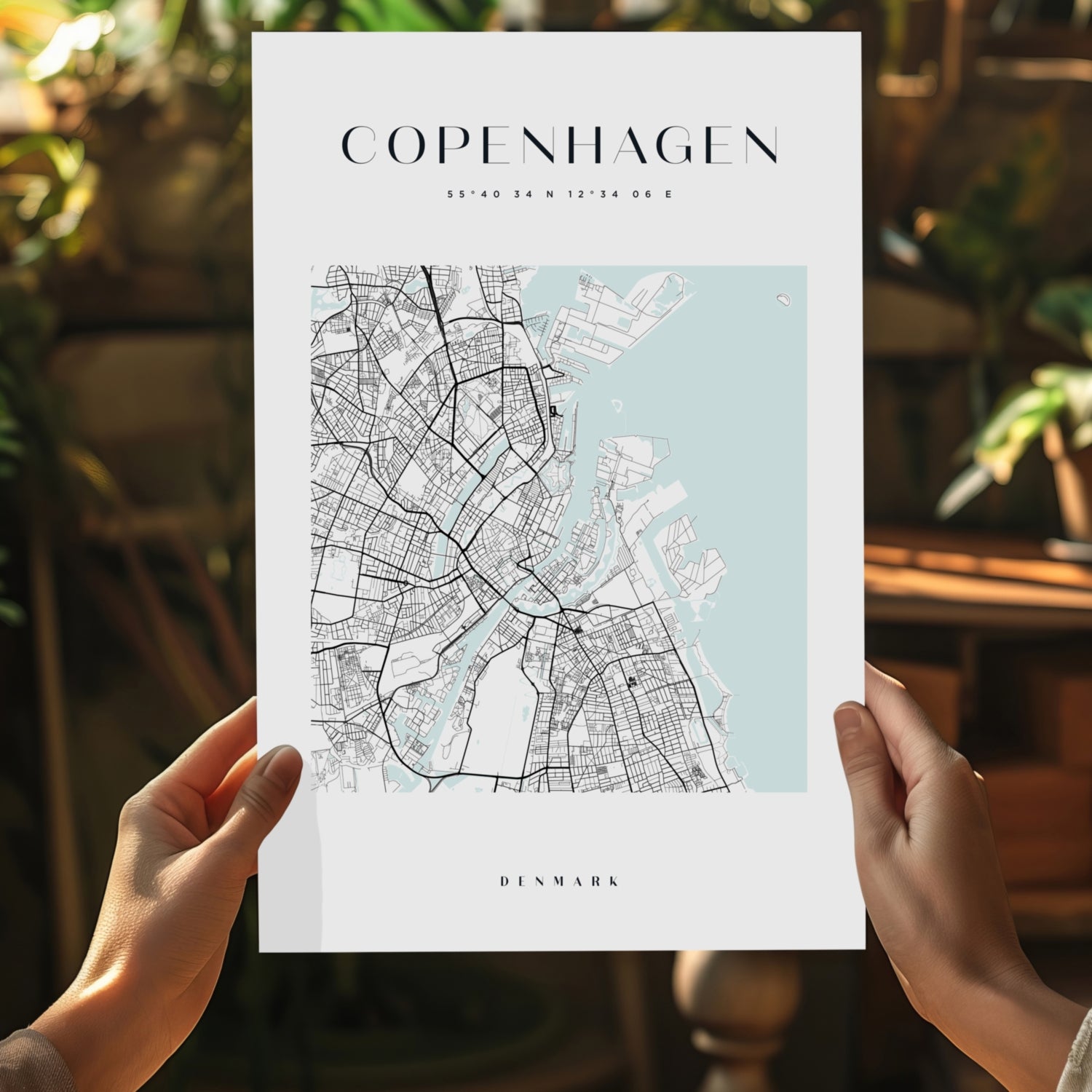 Copenhagen V3 Aluminum Print.