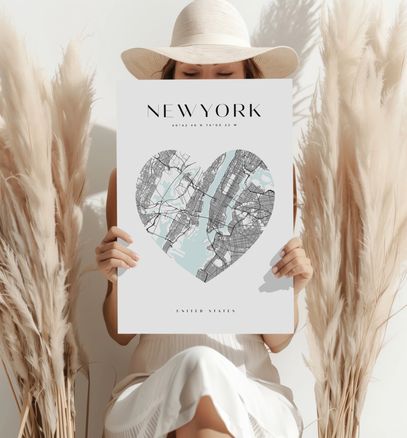 New York V1 Aluminum Print.