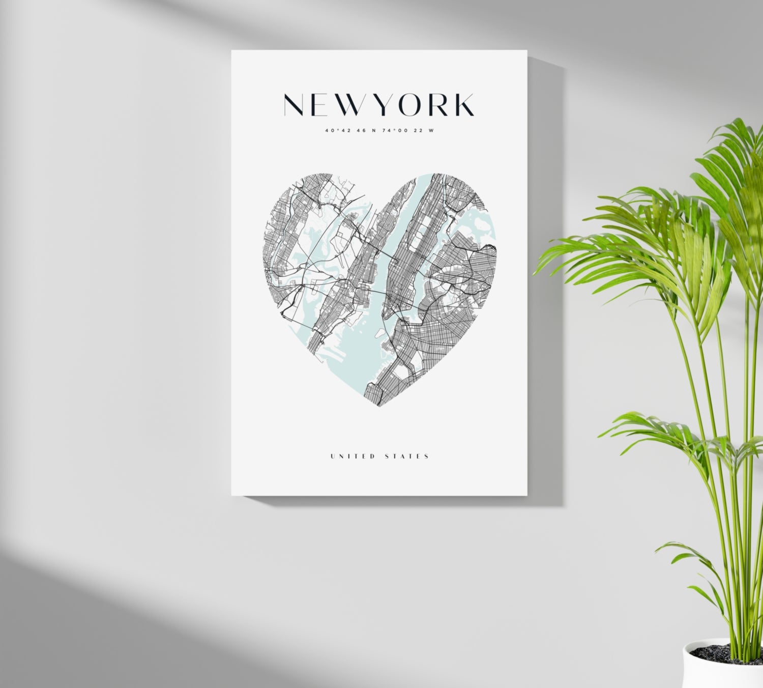 New York V1 Aluminum Print.